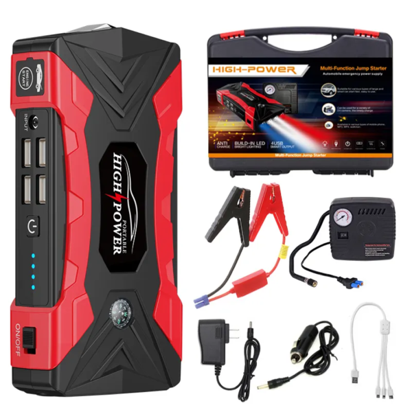 Arrancador + Compresor 29B 12V 99800Mah High Power (1065)