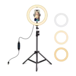 Aro De Luz 10 Pulgadas Con Tripode 2Mts (0269)