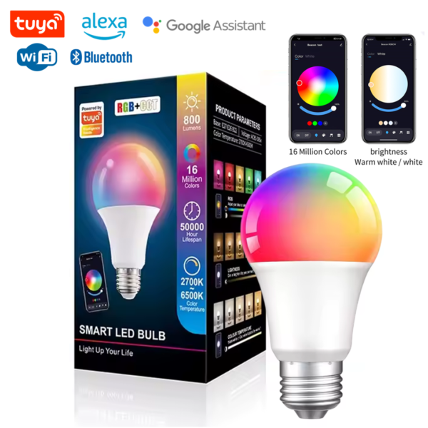 Bombillo Inteligente Rgb Wifi 15W Tuya (1008)