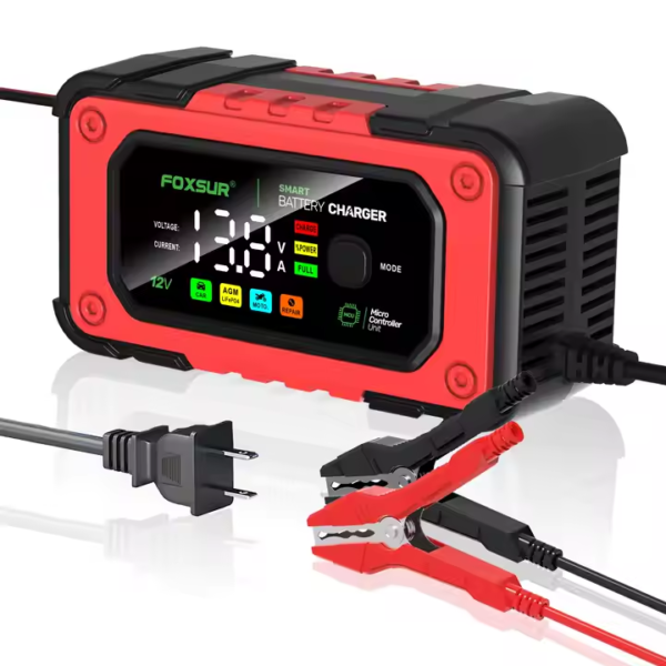 Cargador De Bateria De Carro Moto 12V 7A (0723)