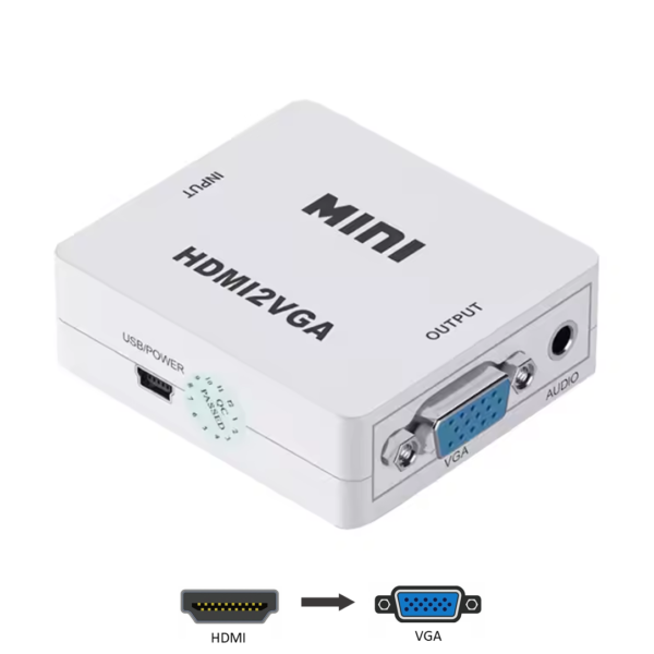 Convertidor HDMI A VGA (0493)