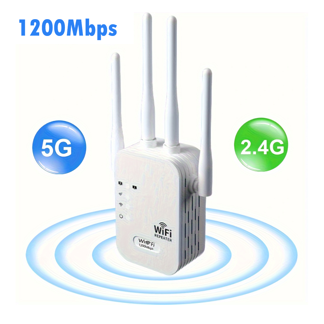 Extensor-De-Rango-Dual-Band-AC1200-WR-1200.png Extensor De Rango Wifi Ac1200 Dual Band (1053) - Imagen 1