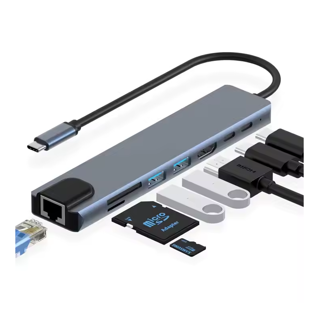 Hub-Tipo-C-A-8-Multipuertos-Con-Rj45-Usb-3.0-Cod-0903-Computacion-30-2357-165.png Hub Tipo C A 8 Multipuertos Con Rj45 Usb 3.0 (0903) - Imagen 1