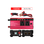 Inversor 1500W 12V A 110V + 2 TOMAS 12V (1033)