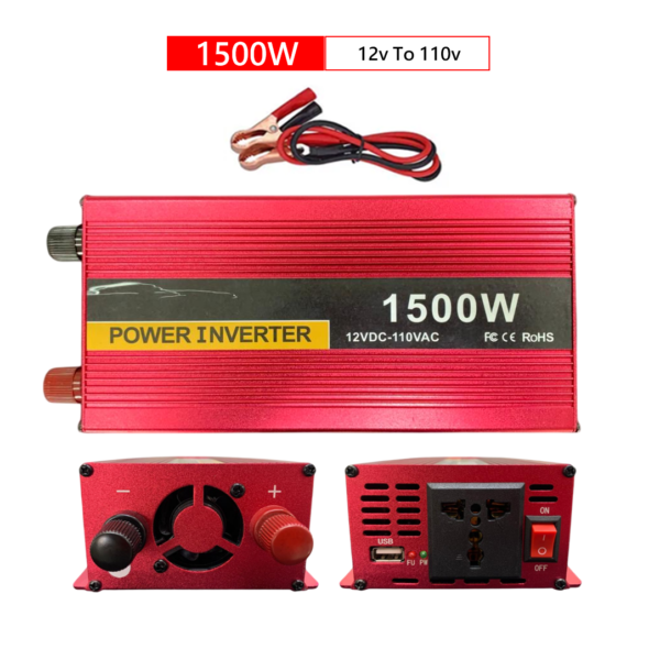 Inversor 1500W 12V A 110V (1076)