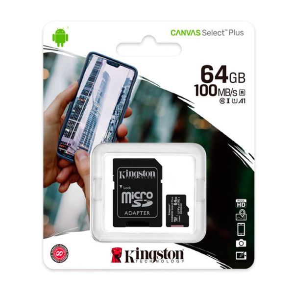 Micro Sd Kingston 64Gb Clase 10 (0002)