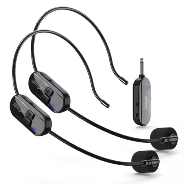Microfono Cintillo Inalambrico UHF Pack 2 (0660)