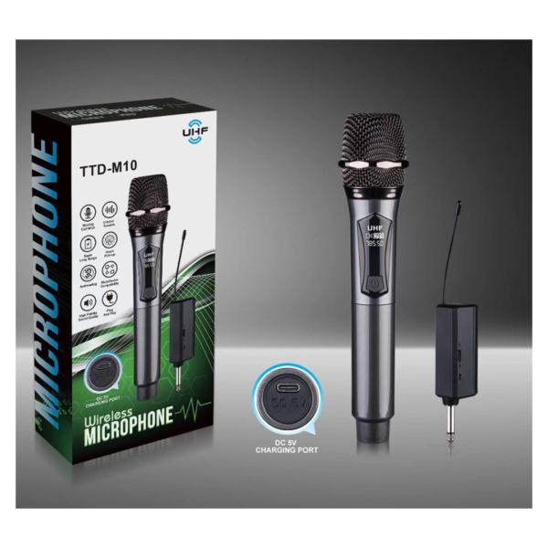 Microfono Inalambrico Recargable TTD-M10 (0658)