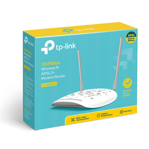 Modem Router Tp-Link W8961N Adsl2 300Mbps (0103)