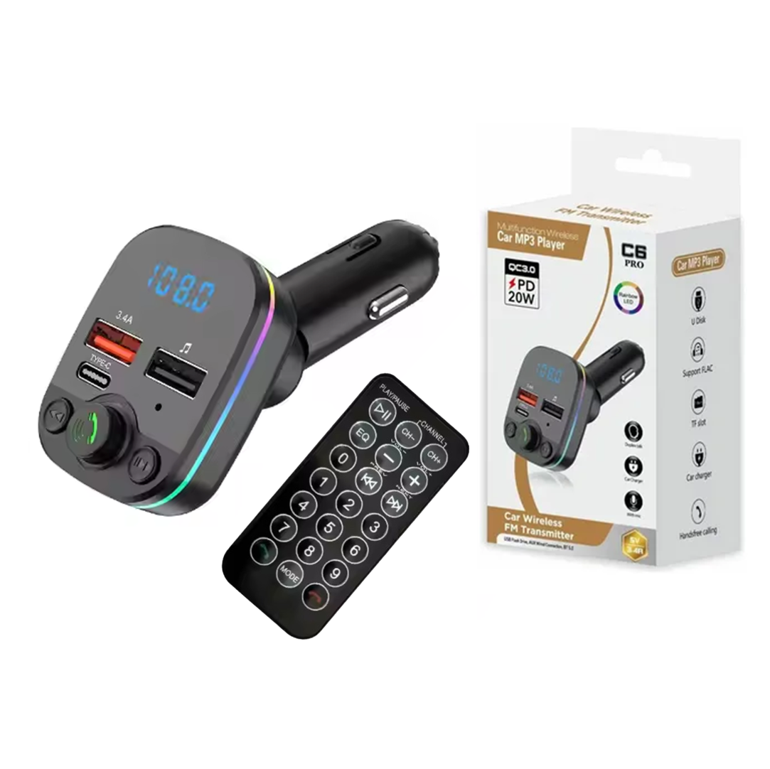 Modulador-FM-C6-Pro-0464.png Modulador Fm C6 Pro Con Control (0464) - Imagen 1