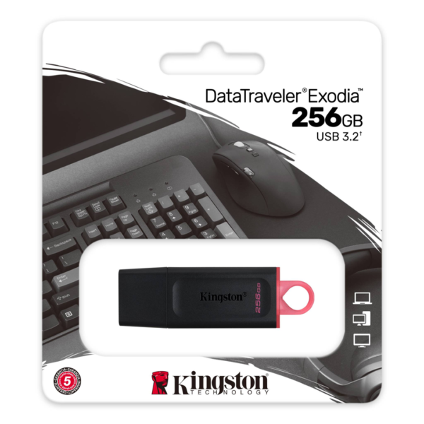 Pendrive Kingston 256Gb 3.2 Exodia (0023)