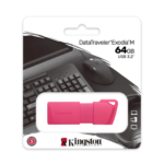 Pendrive Kingston 64Gb 3.2 Exodia M Rosado Neon (0912)