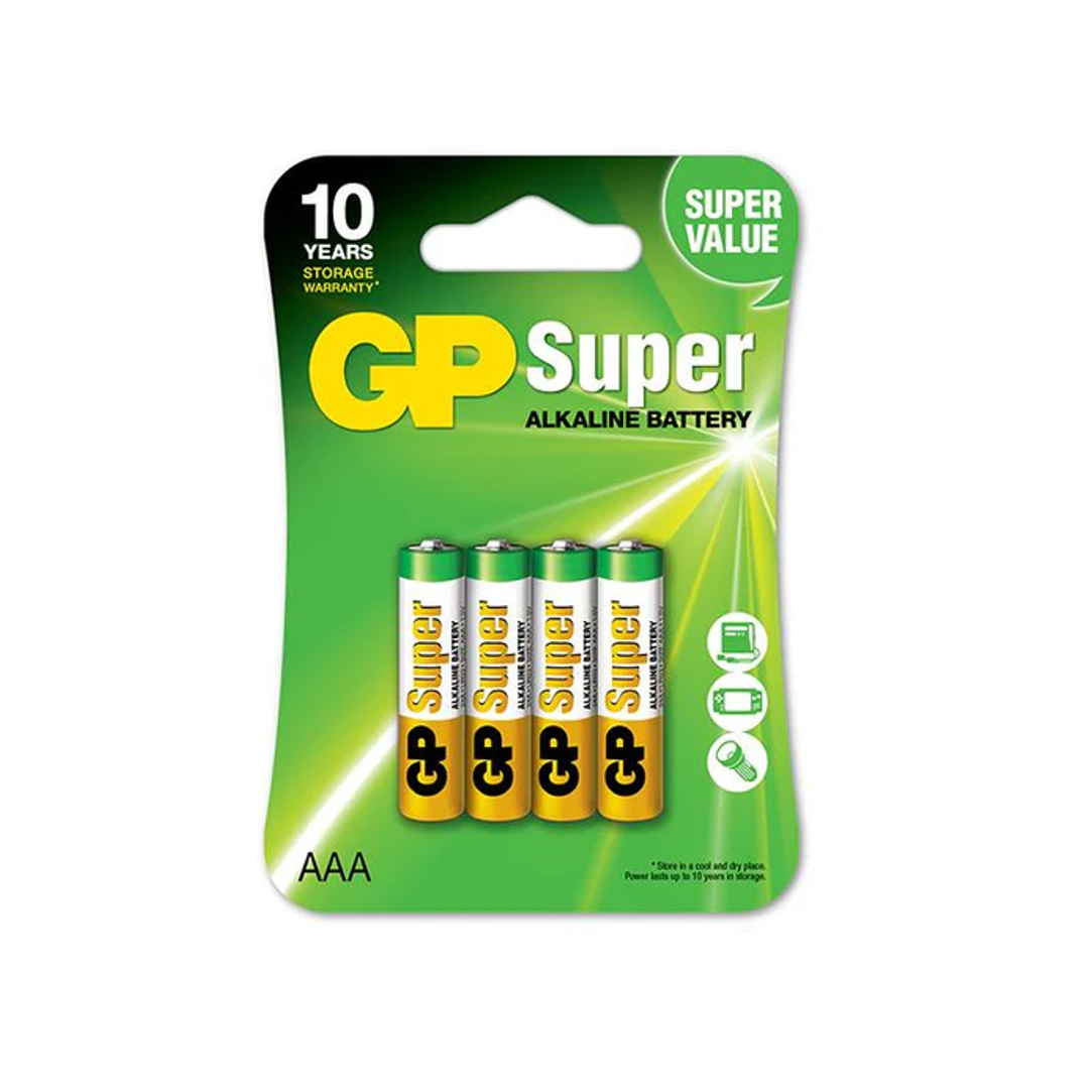 Pila-AAA-GP-Super-Alcalinas-Pack-4-Cod-0589-Pilas-4-357-25.png Pila AAA GP Super Alcalinas Pack 4 (0589) - Imagen 1