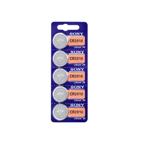 Pila Boton CR2016 Sony Pack 5 (0601)