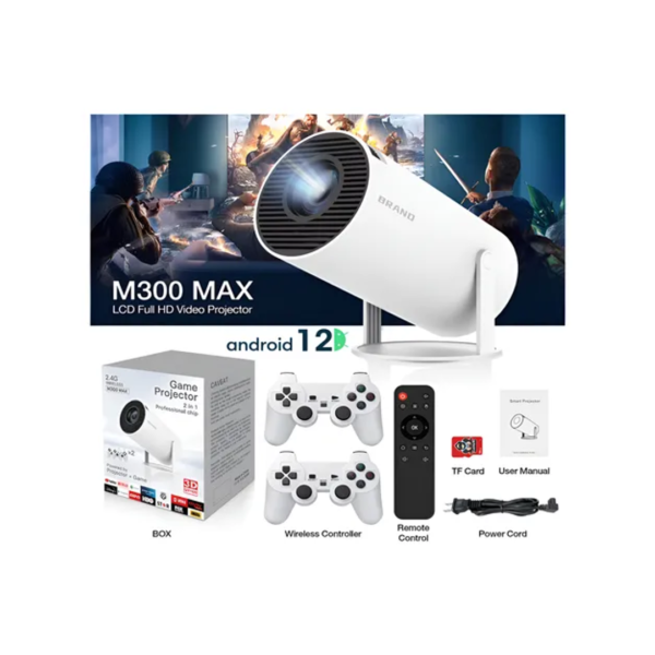 Proyector Game Stick M300 Max Android 12 4K 1Gb-16Gb (0973)