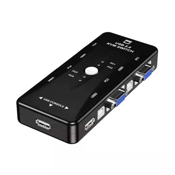 Switch Kvm Usb Vga 4 Puertos (0499)