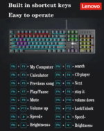 Teclado Mecanico Lenovo Lecoo GK302 Luz Rgb (0206) - Imagen 4