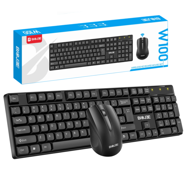 Teclado + Mouse Inalambricos Biojee W100 (1057)